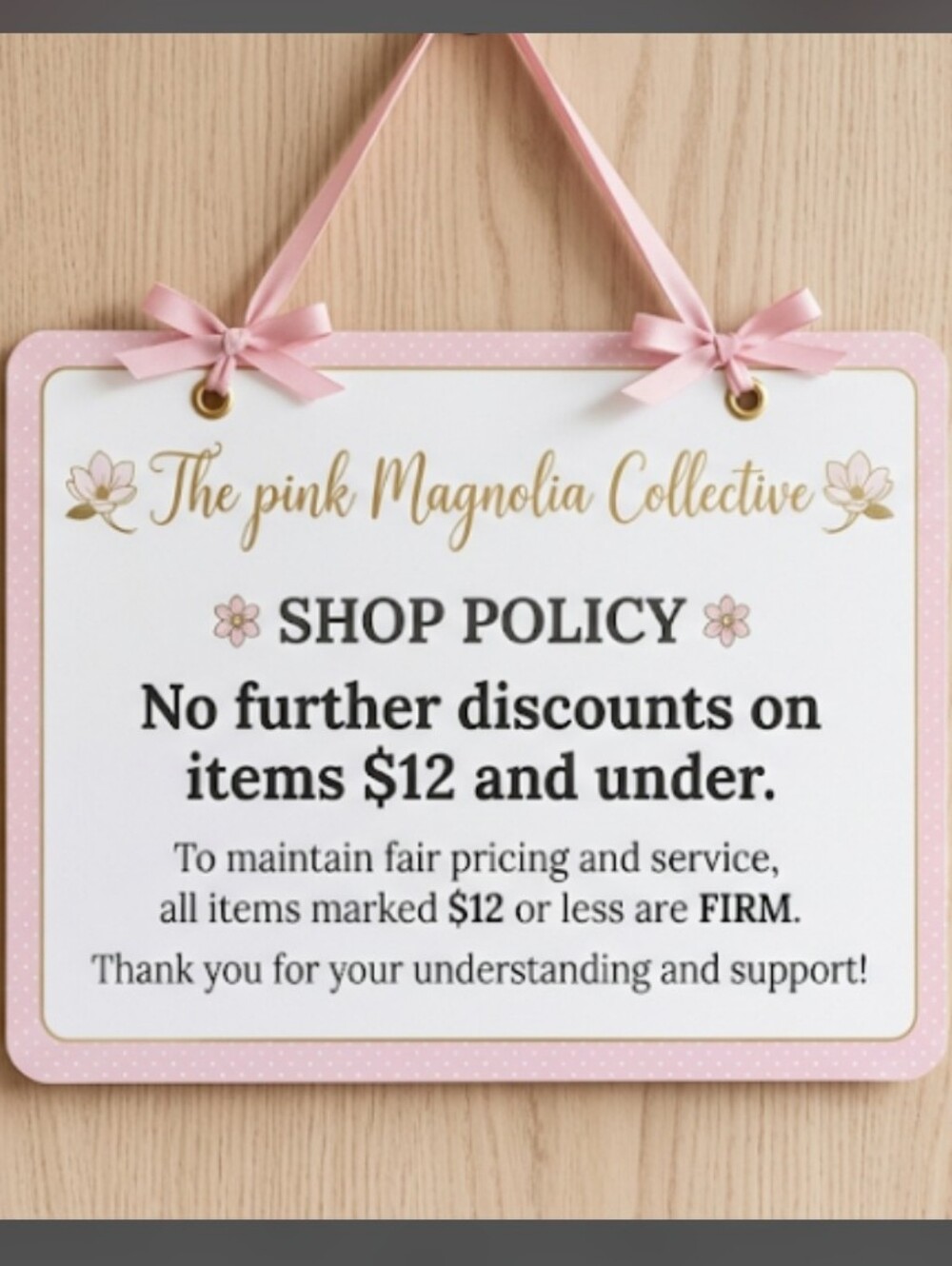 Items Marked $12 Or Less No Further Discounts.